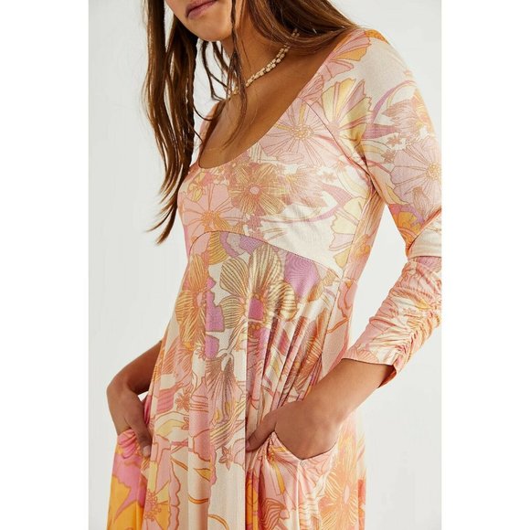 Hawaiian Boho Maxi Dress 